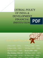 Industrial Policy of India & Financial Institutions