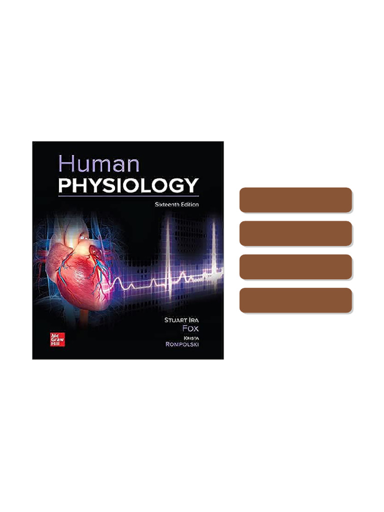 Human Physiology 16th Edition by Stuart Ira Fox, Krista Rompolski ISBN 9781260597660 1260597660 ...