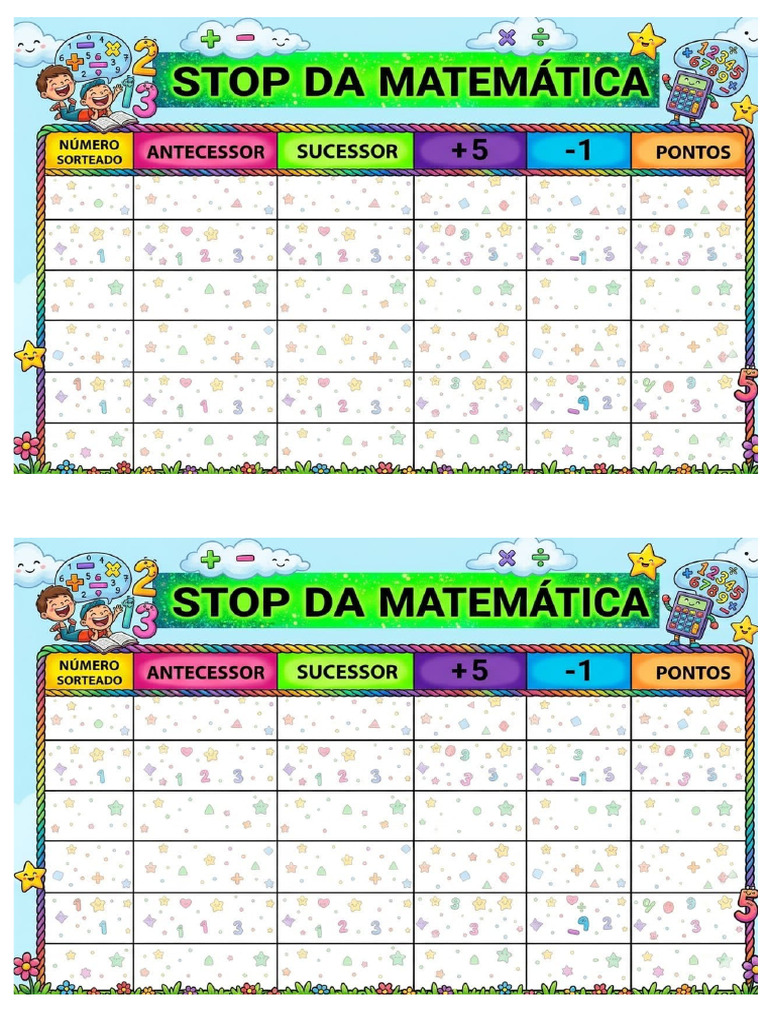 Jogo Do Stop | PDF