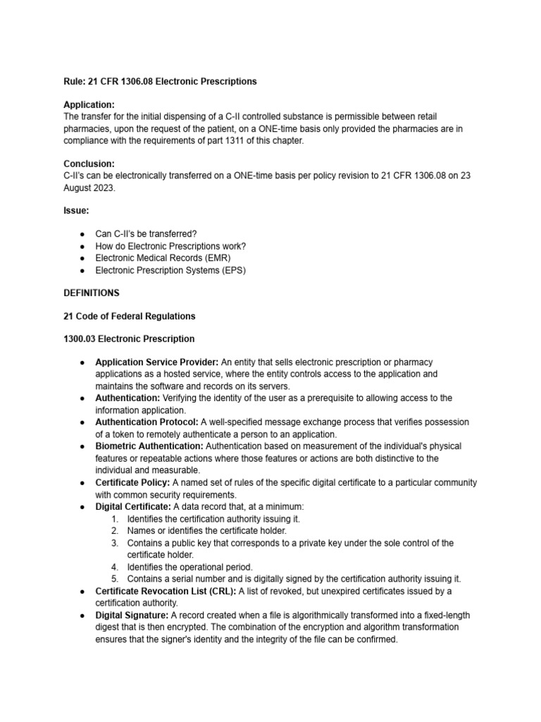 E_SCRIPT | PDF | Medical Prescription | Controlled Substances Act