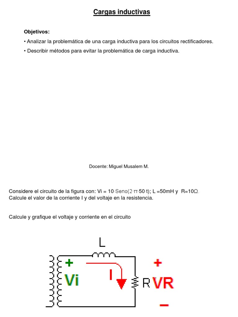 Para editar Convencional densidad Present 13 Carga Inductiva | PDF
