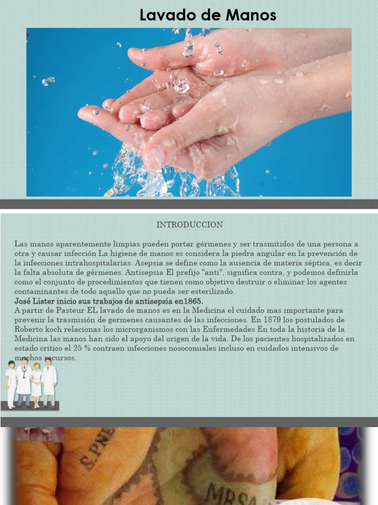 Lavado de Manos | PDF | Lavado de manos | Ciencias de la Salud