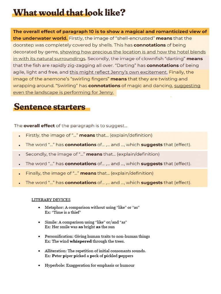 Literary Devices | PDF