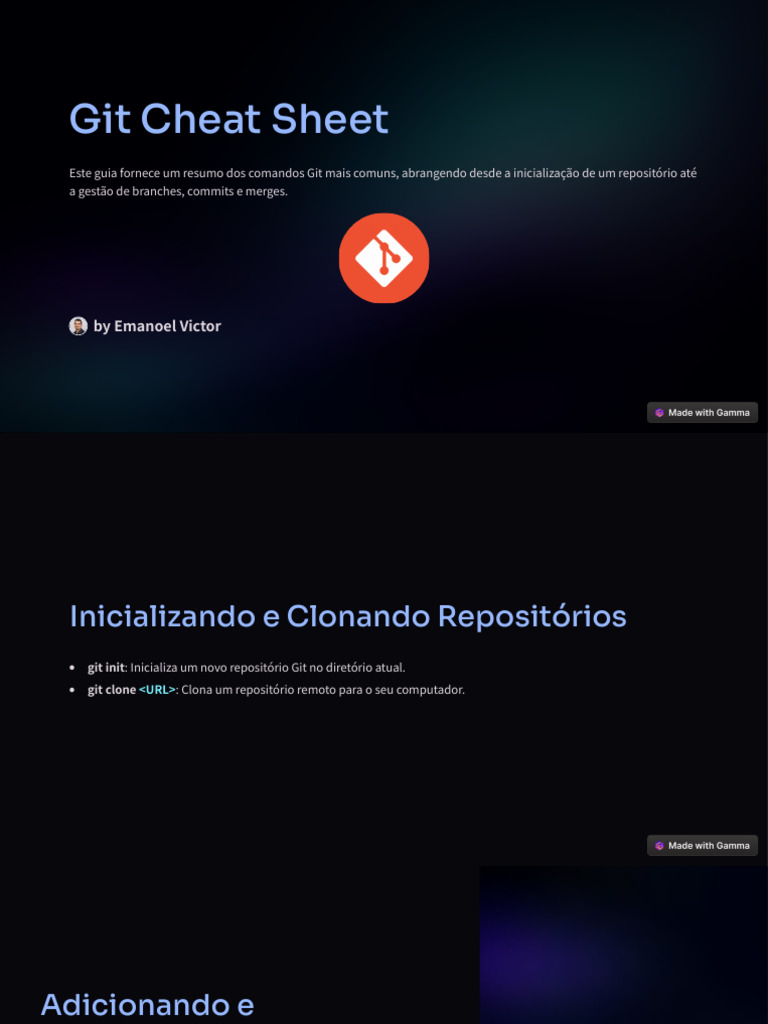 Git Cheat Sheet | PDF | Informática | Programas