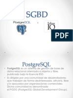 PostgreSQL y Sybase IQ