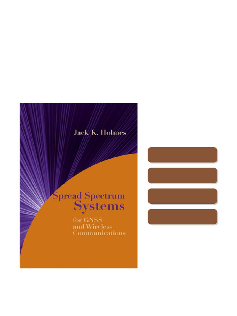 Ebook Spread Spectrum Systems for GNSS and Wireless Communications by ...