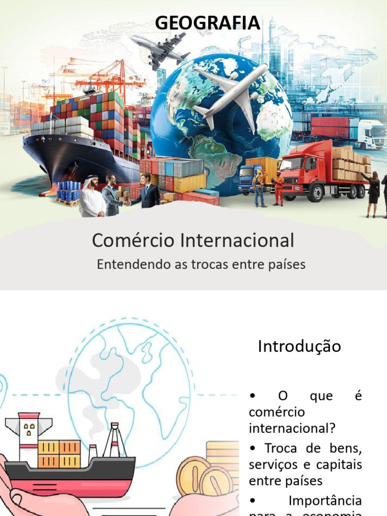 Comercio Internacional 3oano Geo Ativ | PDF | Comércio internacional ...