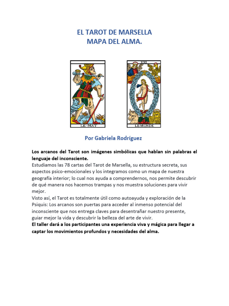 Tarot de Marsella Completo (1) | PDF | Tarot | Arcanos Mayores