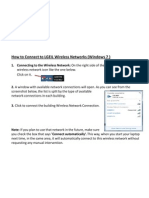 How To Connect To LGEIL Wireless Networks (Windows 7)
