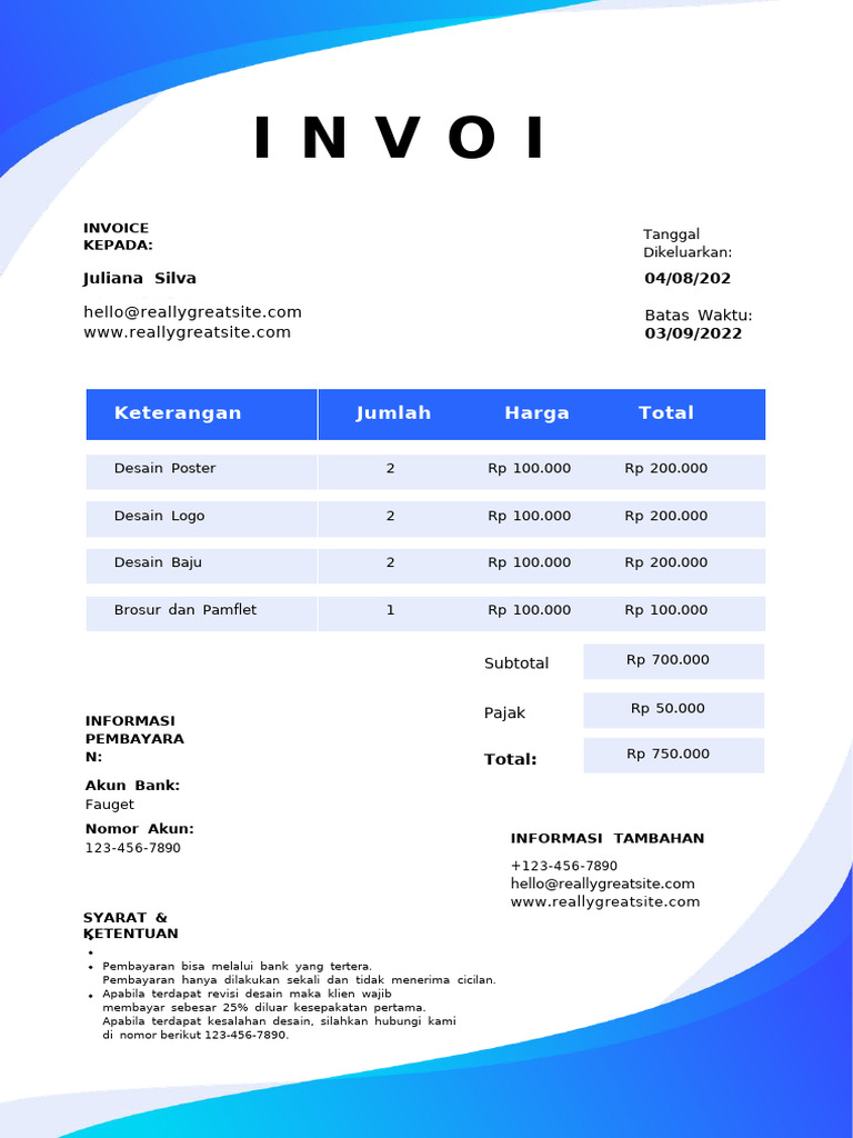 Contoh Invoice | PDF