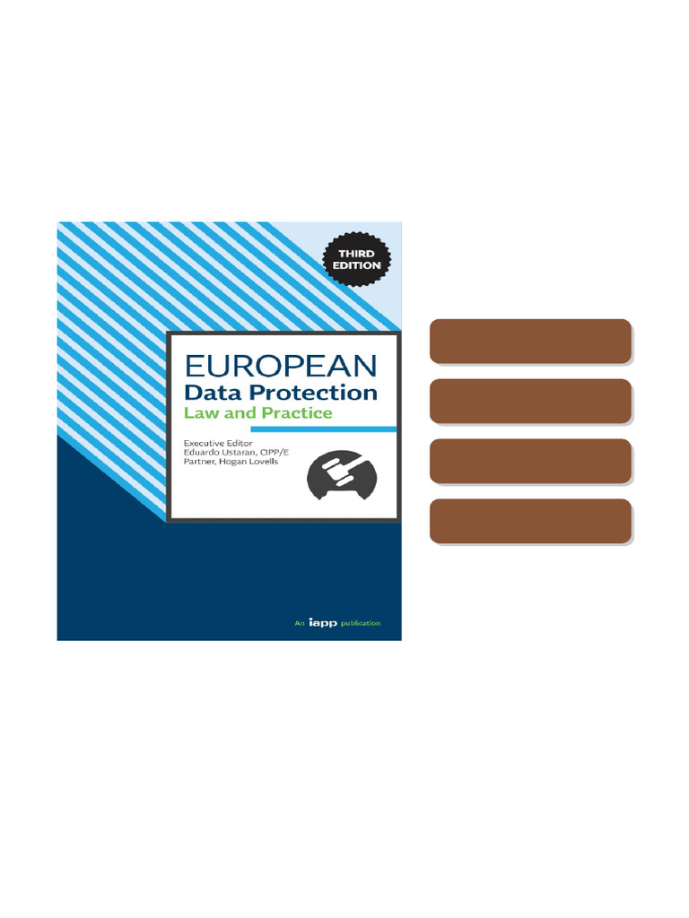Secure A European Data Protection 3rd Edition Eduardo Ustaran