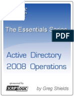 Active Directory 2008 Operations Full Ebrief