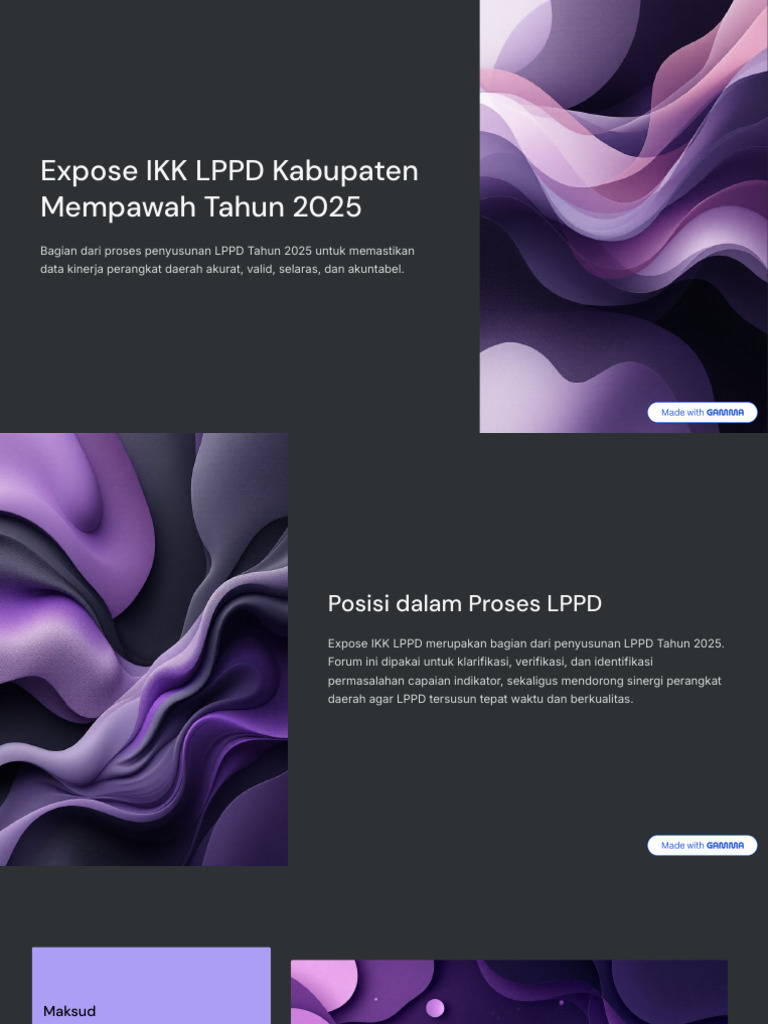 Expose IKK LPPD Kabupaten Mempawah Tahun 2025 | PDF