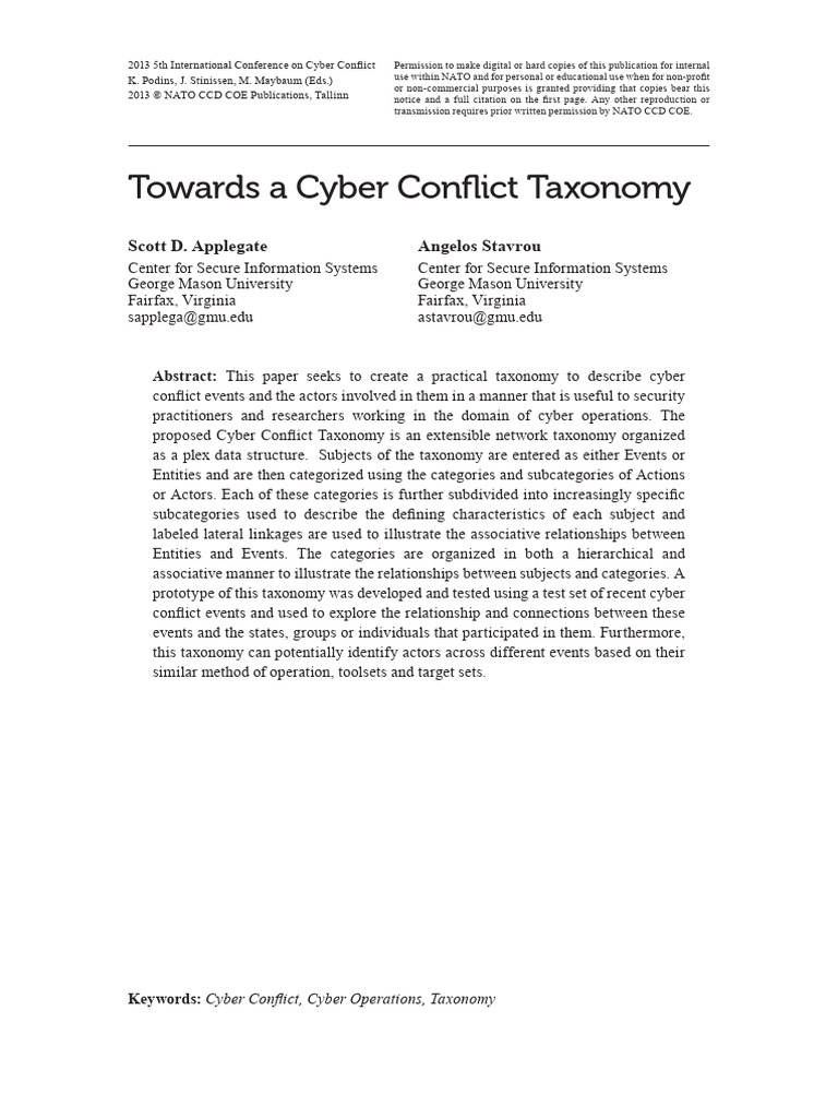 Scott D Applegate Angelos Stavrou George Mason | PDF | Computer ...