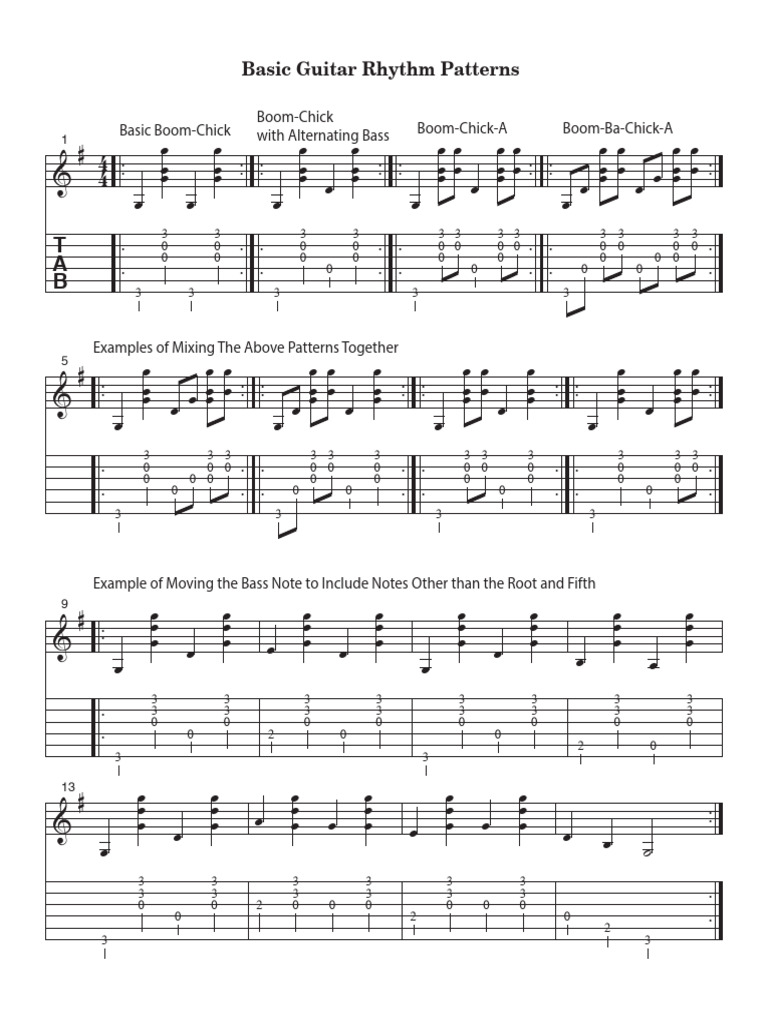 Rhythm Examples | PDF