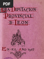 Memoria 1947 de la DIPUTACION DE LEON