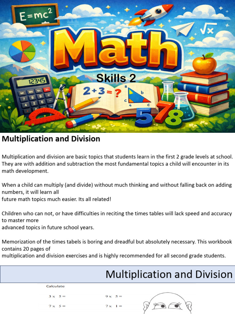 Math in English Skill 2 | PDF