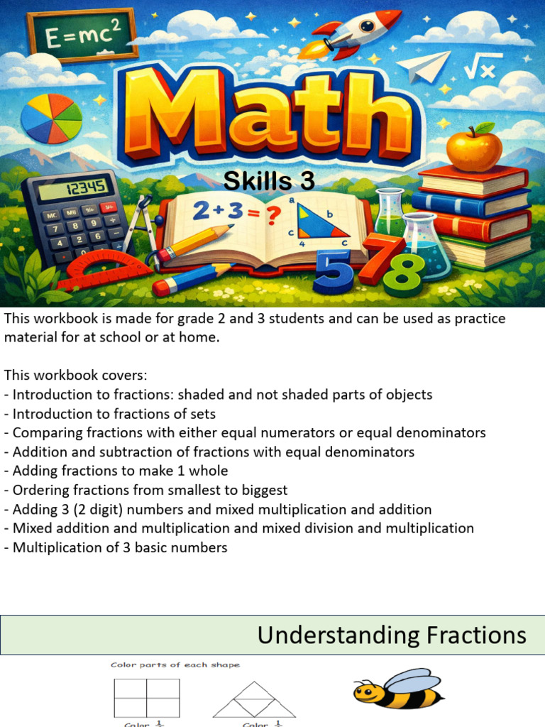 Math in English Skill 3 | PDF