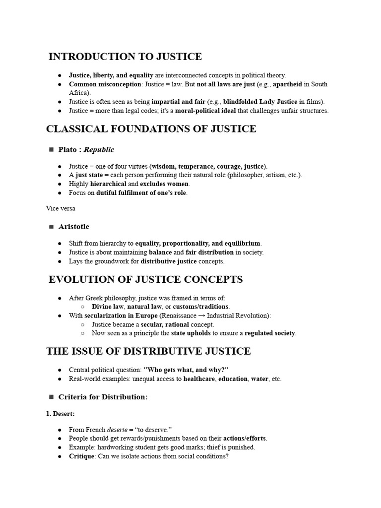 MINDMAP JUSTICE | PDF | Justice | Crime & Violence