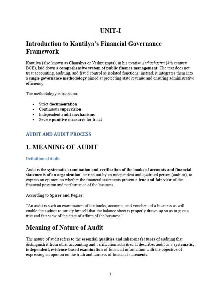 Audit | PDF | Audit | Internal Control