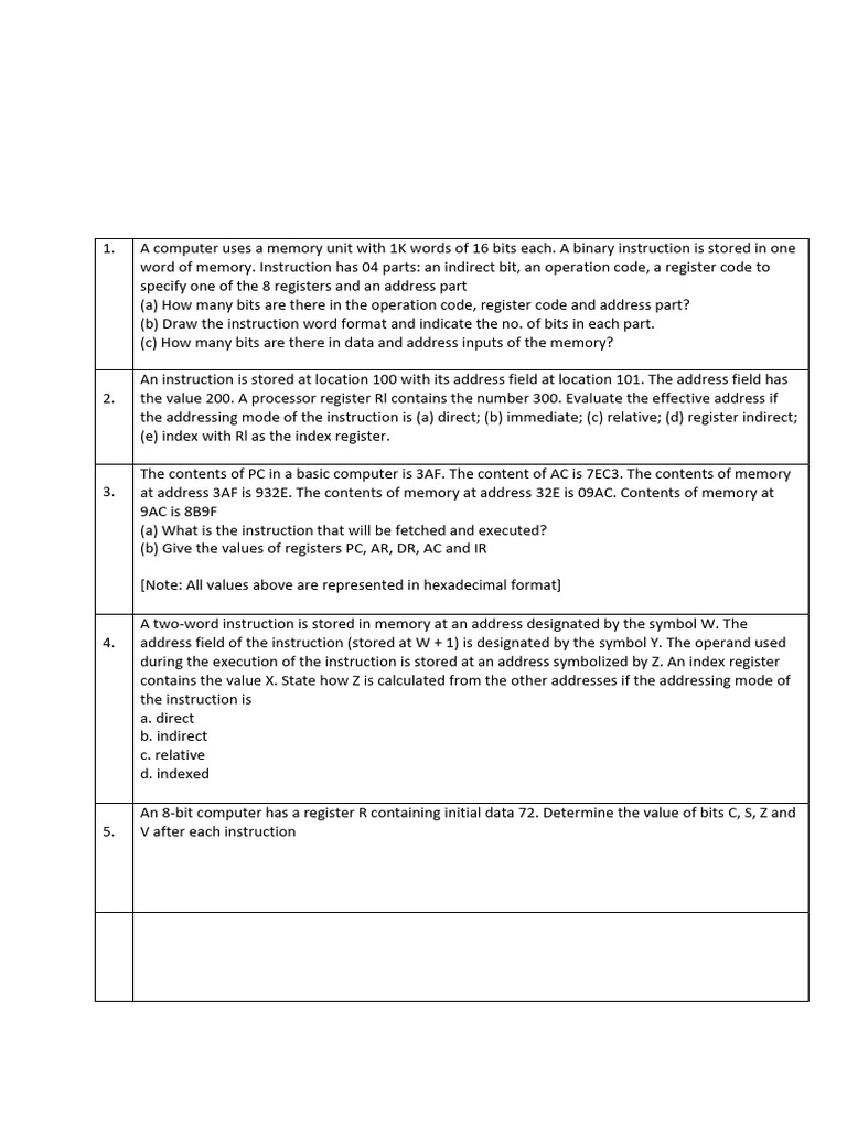 Problem Set 05 | PDF