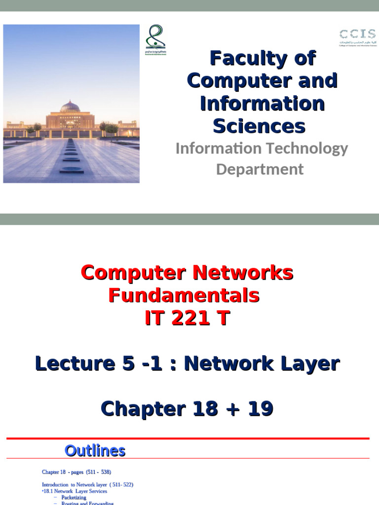 Lecture 5 Network Layer | PDF | Internet Protocols | Routing