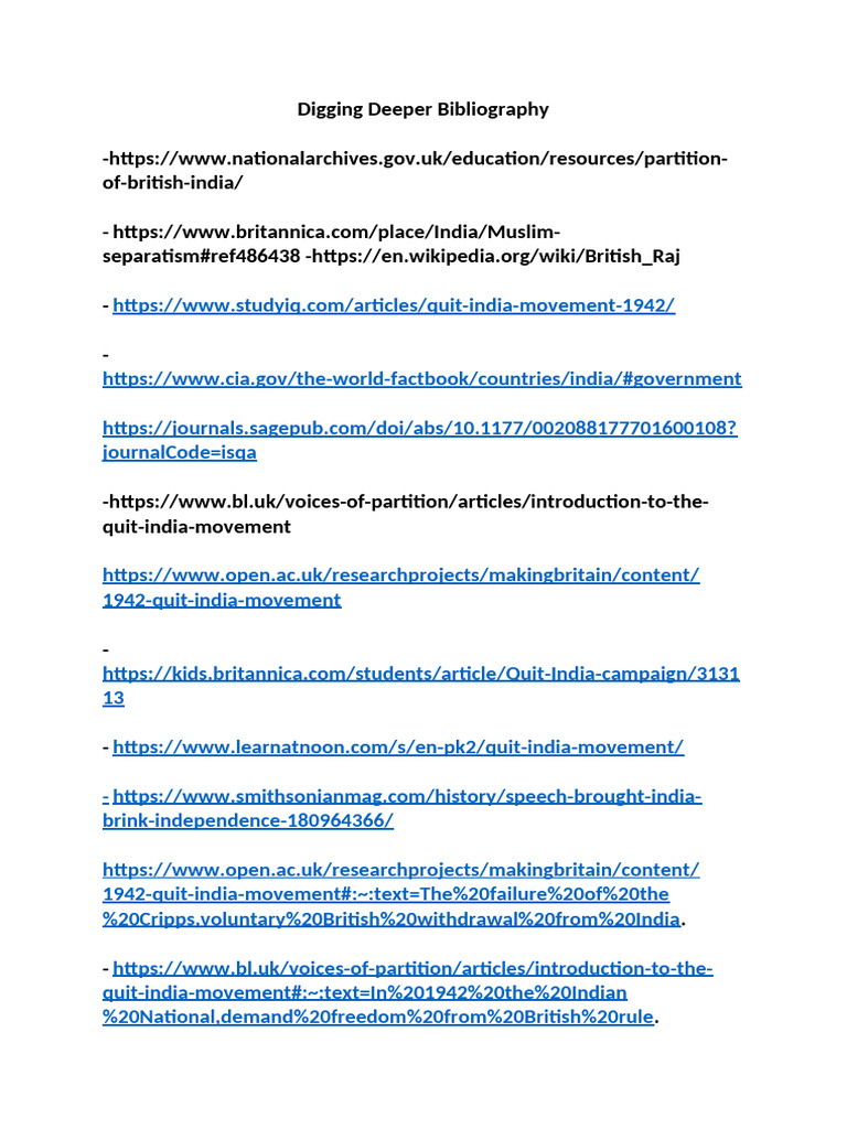 Digging Deeper Bibliography | PDF