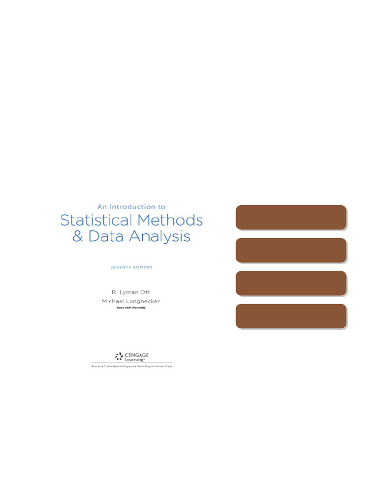 Ebook An Introduction to Statistical Methods and Data Analysis by R ...