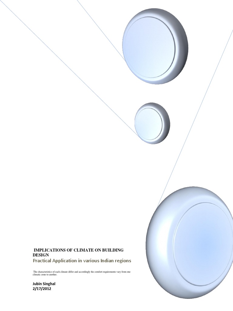 Climate Impact on Indian Building Design | PDF | Building Insulation ...