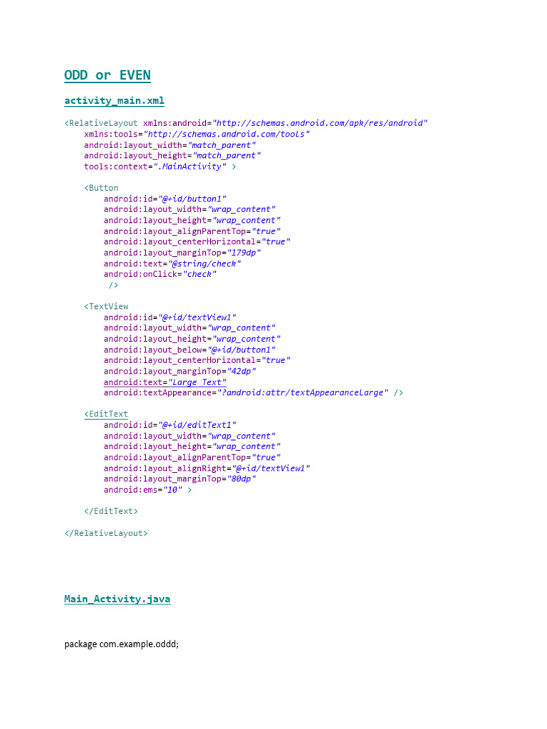 Sample Program | PDF
