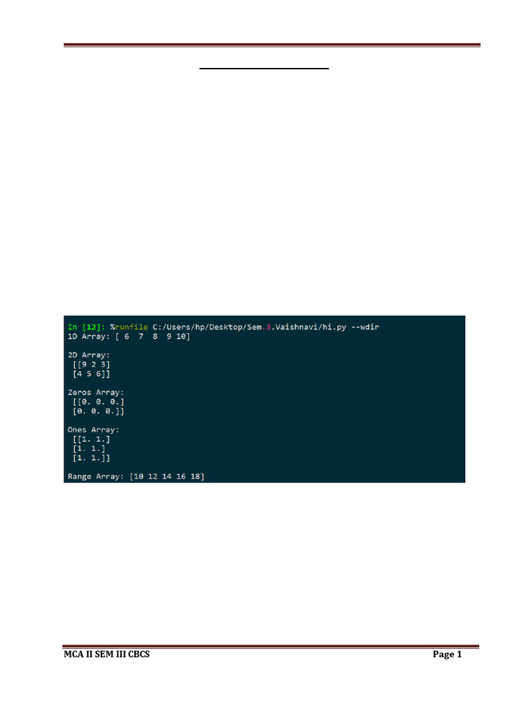 Vaishnavi Python Journal - Final | PDF | Computer Programming