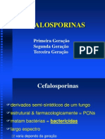 Cefalosporinas - Farmacologia