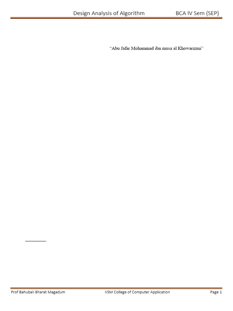 DAA first chapter notes | PDF