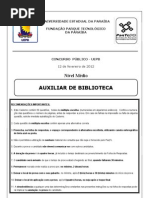 Auxiliar de Biblioteca