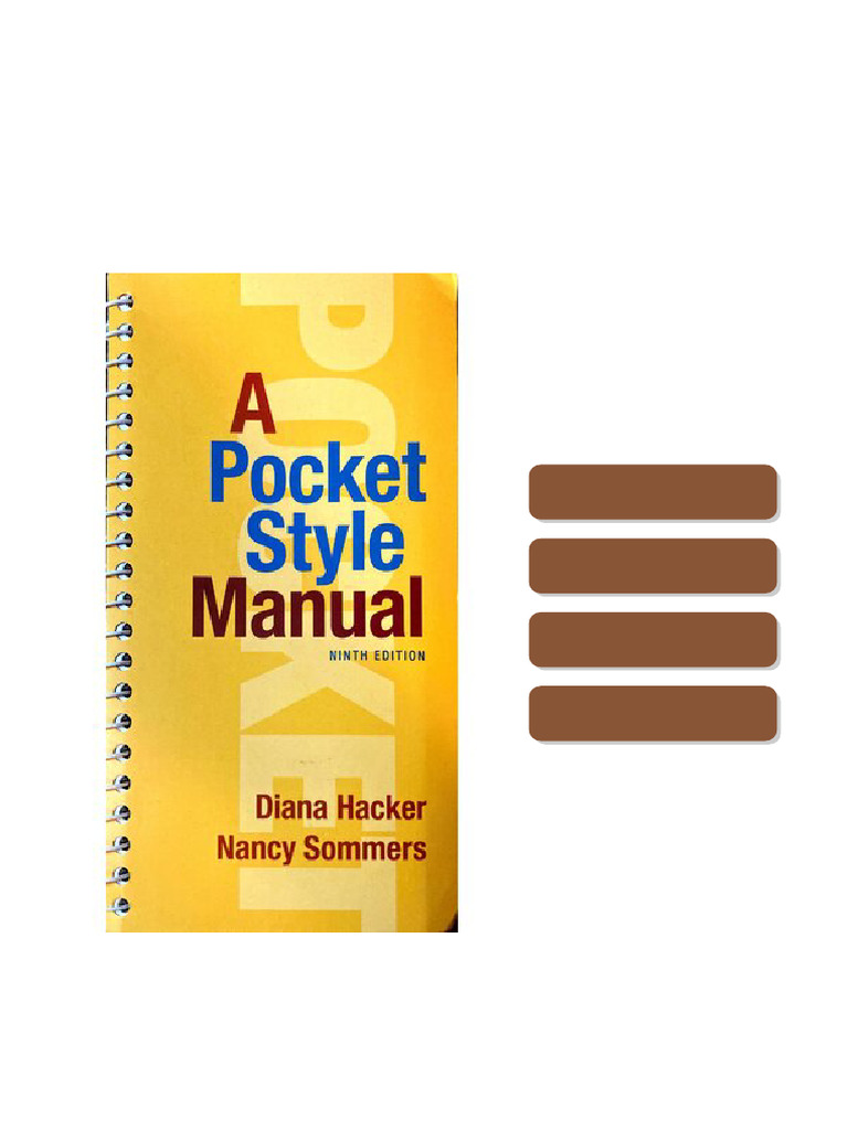 A Pocket Style Manual 9th Edition Diana Hacker lifetime access pass | PDF | Emotional ...