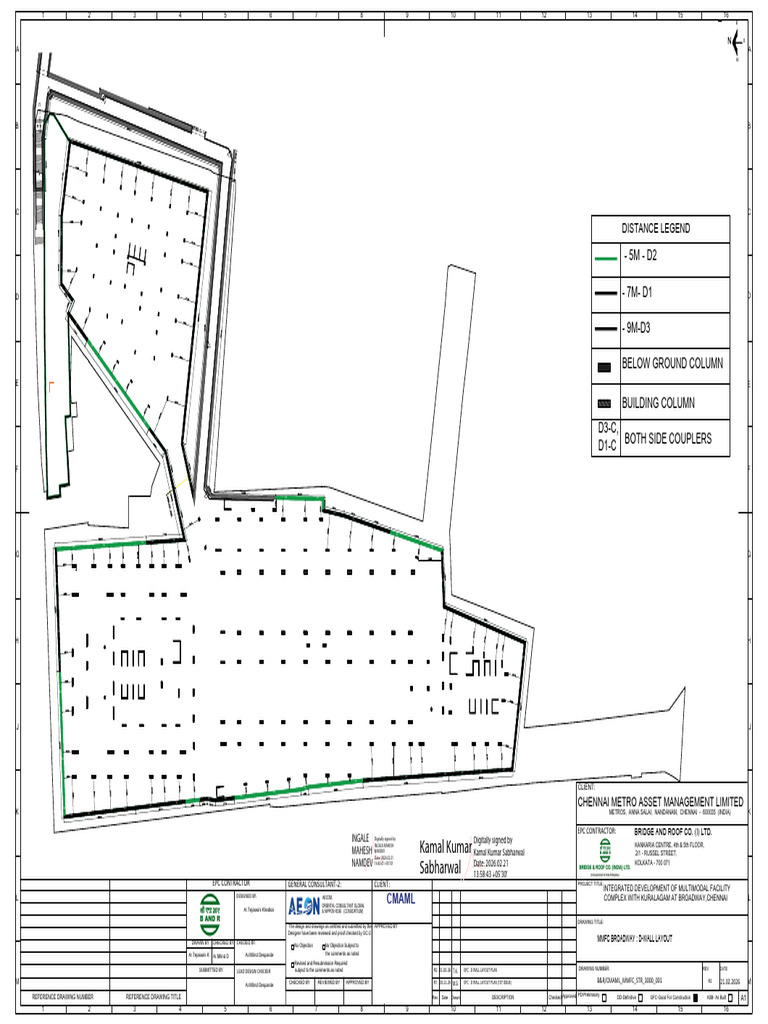 Chennai Mmfc_ d Wall Layout Plan-s-001-s | PDF