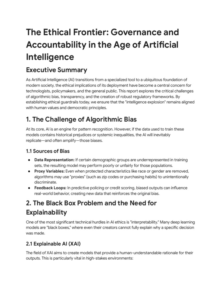 AI Ethics and Governance | PDF | Artificial Intelligence | Intelligence ...
