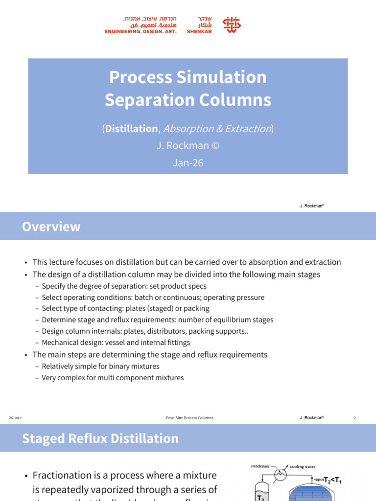 PS&D Lect 8 Process Columns 2025 | PDF