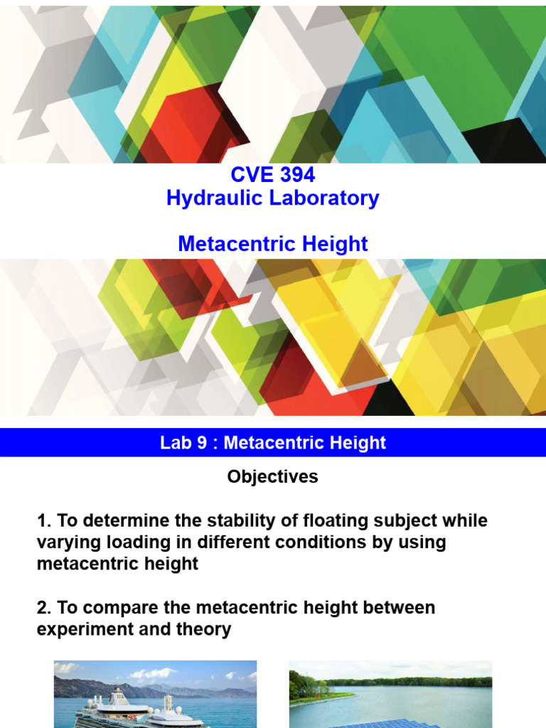 Lab+Metacentric+Height | PDF | Buoyancy | Physical Quantities