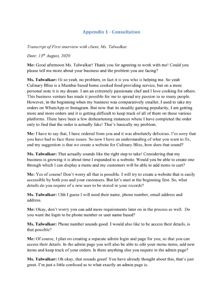 Appendix 1 Consultation | PDF