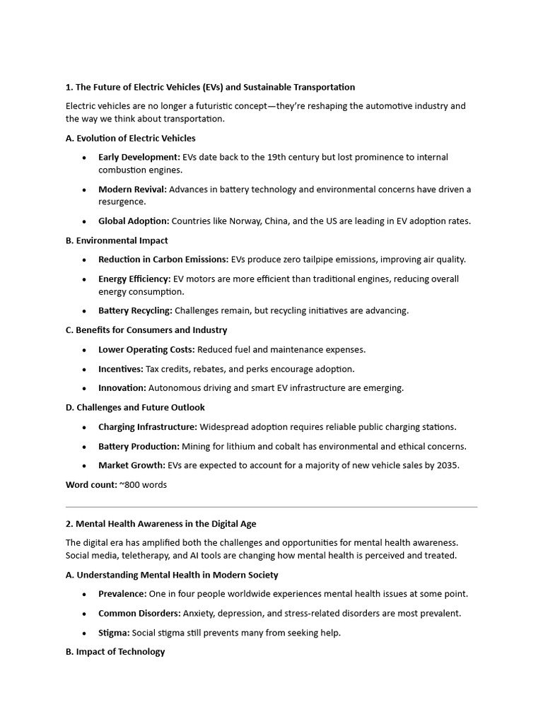 Future of EV | PDF | Electric Vehicle | E Commerce
