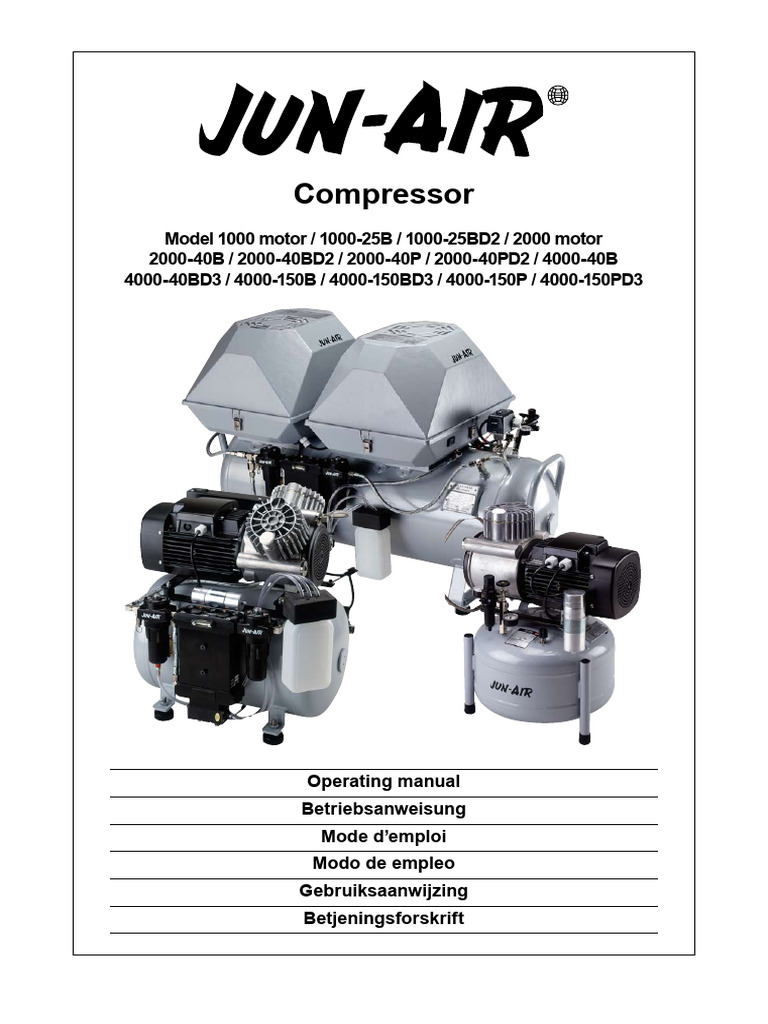 Jun-Air Compressor 2000 | PDF | Electrical Connector | Electrical Wiring