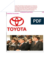 Toyota Company Prom 1111 - 1