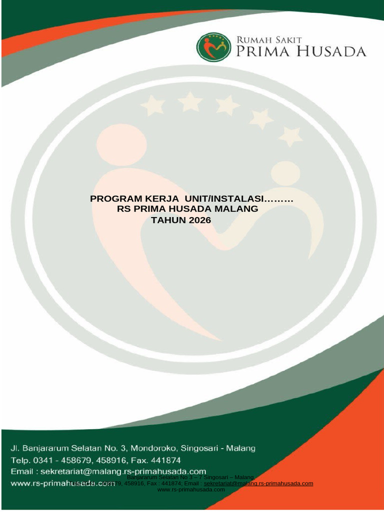 Format Program Kerja Unit Instalasi 2026 | PDF