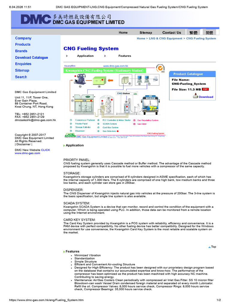 DMC GAS EQUIPMENT-LNG,CNG Equipment_Compressed Natural Gas Fueling ...