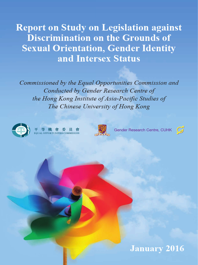 Report on Study on Legislation Against Discrimination on the Grounds of ...