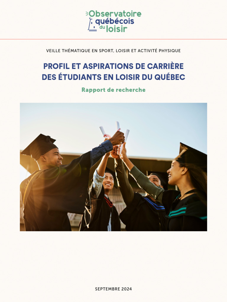 Rapport AspEtu Intégral 2024 | PDF | Québec