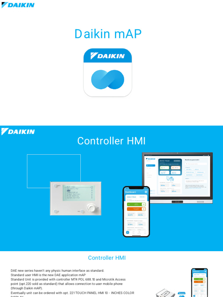 Daikin Módulo Touch Italian | PDF | Mobile App | User Interface
