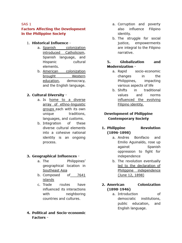GEN 005 Notes (1) | PDF | Philippines | Globalization