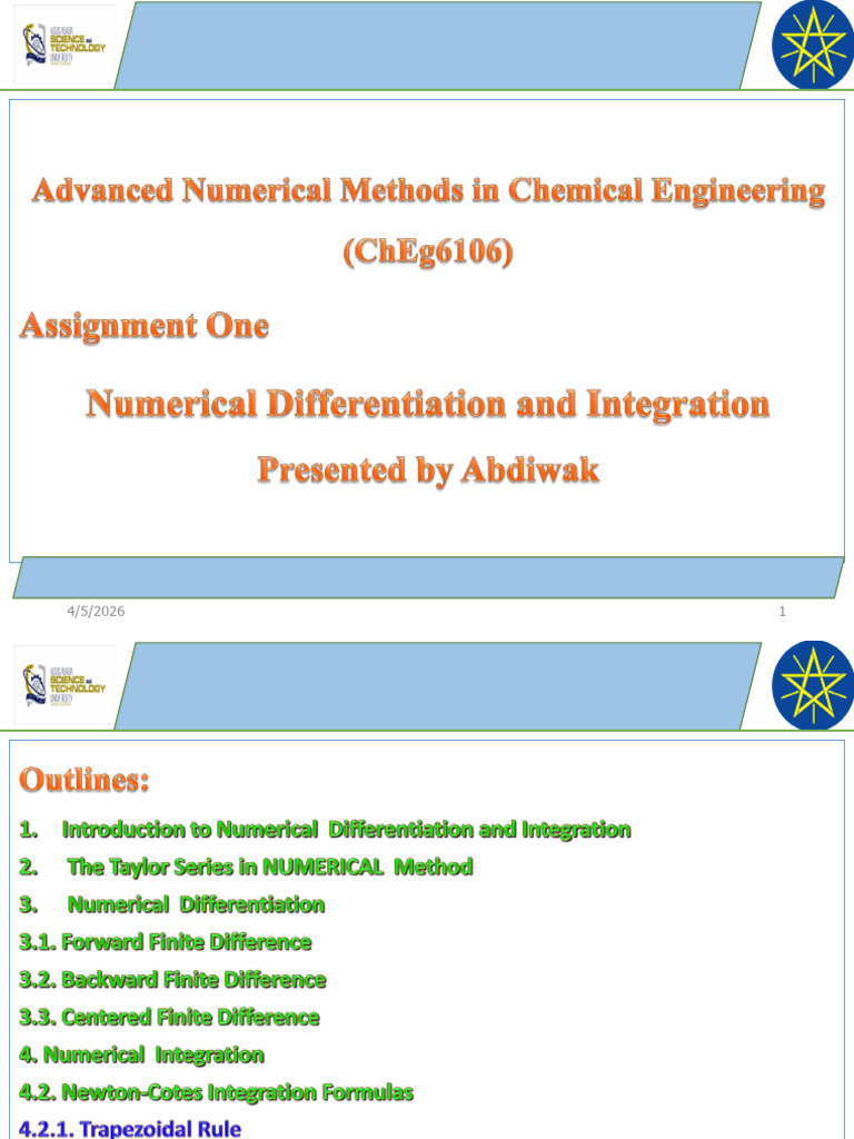 Ass-2- Numerical-Differentiation-and-Integration-for-Chem-Eng | PDF ...